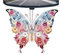 Mariposa de, de Mariposa para Coche, Animal Sun Catcher | Rainbow Maker Decoración Glitter 2D Interior Animal para Mujeres San Valentín Día de la Madre