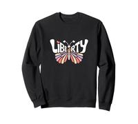 Mariposa de la Libertad - Personalizado Lindo Nombre Palabra Arte Sudadera