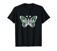 Mariposa de Nigeria - Recuerdo de Colores de la Bandera de Nigeria Camiseta