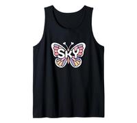 Mariposa del Cielo - Personalizado Lindo Nombre Palabra Arte Camiseta sin Mangas