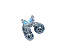 Mariposa diamantes de imitación auriculares clip decoración materiales de metal de alta calidad gran compatibilidad transformación instantánea estilo mariposa auriculares joyería