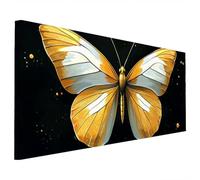 Mariposa Diamond Painting Adultos Niños, 5D Diamond Painting Grande 140x60cm, DIY Punto de Cruz Diamante Art Crafts Abstracto Patrón, Manualidades Adultos Embroidery Kit, Home Decoration Hogar, D-31