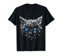 Mariposa Gatito Gato Diseño Ojos Camiseta