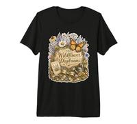 Mariposa jardín Camiseta Premium