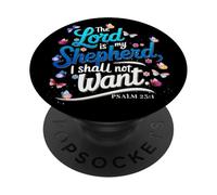 Mariposa Jesús Bendice El Señor Es Mi Pastor Arte En La Espalda PopSockets PopGrip Adhesivo