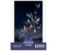 Mariposa Juego De Puzzle 38x26cm/1000pcs Onírico Categoría Educativa Relajante Decoración Hogareña Creativa Regalo De Calidad para Adolescentes