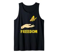 Mariposa Libertad Calma Interior Soltar Metáfora Camiseta sin Mangas