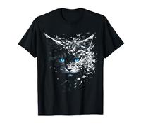 Mariposa Maine Coon Cat Blue Eyes Design Camiseta