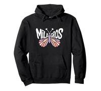 Mariposa Milagros - Personalizado Lindo Nombre Palabra Arte Sudadera con Capucha