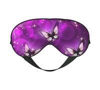 Mariposa morada. 11 Sleep Eye Mas diseño actualizado bloqueo de luz noche ojos Blinder hombres mujeres turnos trabajo viajes