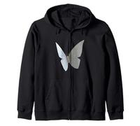 Mariposa Origami Estilizada - Metamorfosis Abstracta Sudadera con Capucha