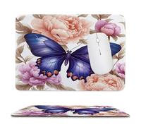Mariposa peonía Alfombrilla de Ratón Compacta Pequeña 42 x 35 cm fg-716