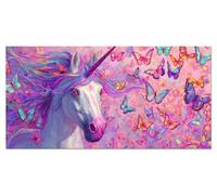 Mariposa Pintar por Numeros Niños Kit Manualidades Adultos Cuadros para Pintar con Numeros Lienzos Diy Unicornio Pintura por Adultos Pigmento Acrílico Decoración del Hogar 90x180cm Sin Marco u-6767