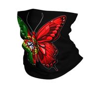 Mariposa Portugal Bandera Portuguesa Unisex Tubular Pañuelo Multifunción Pasamontañas Multifuncional Braga De Cuello para Verano Deportes Ciclismo Aire Libre