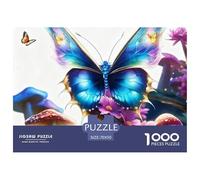 Mariposa Puzle 1000 Piezas - Reto para Mentes Inquietas, Encaje Preciso, Decoración, 70x50cm/1000pcs