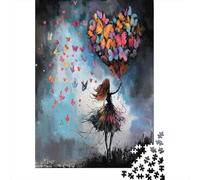 Mariposa Puzzle,Puzzle 1000 Piezas,1000 Piezas Puzzle Adultos para Aliviar El Estrés,Rompecabezas Intelectual Desafío para Niños Adultos 1000pcs (75x50cm)