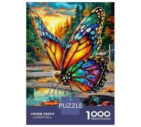 Mariposa Puzzles Entretenimiento Creativo Rompecabezas 1000 Piezas Obra De Arte De Juego De para Adultos Y Niños 70x50cm/1000pcs