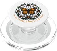 Mariposa Retro Daisy El único monarca naranja que me importa PopSockets PopGrip para MagSafe