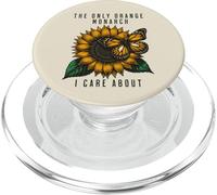 Mariposa Retro El único monarca naranja que me importa PopSockets PopGrip para MagSafe
