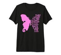 Mariposa Rosa Que le susurraron Que no Puedes soportar Camiseta Premium