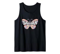 Mariposa Sahara - Personalizado Lindo Nombre Palabra Arte Camiseta sin Mangas