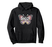 Mariposa Sally - Arte de Palabras con Nombre Personalizado Sudadera con Capucha