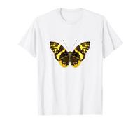 Mariposa Tropical exótica con alas Amarillas y Negras Camiseta