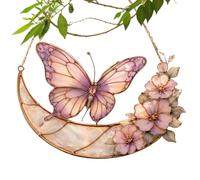 Mariposas decorativas - Colgantes de colores, ganchos de ventana, atrapasueños, para interiores y exteriores, jardín, árbol, ventana, salón, dormitorio