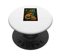 Mariposas polinizadoras, Abejas, colibríes Entre Flores PopSockets PopGrip Adhesivo