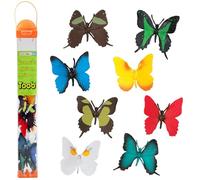 Mariposas TOOB | Figuritas de mariposa roja, cola de golondrina, azufre naranja y blanca, Evenus Regalis, Papilio Garleppi y más | Juguetes Educativos para Niños | No tóxicas y Libres de BPA | Apto para Niños de 3+ | Safari Ltd