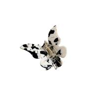 Mariposas volando en tu cabello, pinzas for el cabello, pinzas for el cabello de colores, horquilla(Black and white pattern)