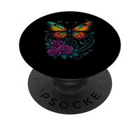 Mariposas Y Alambre Espino Estética PopSockets PopGrip Adhesivo