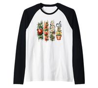 Mariquita Jardín Herramientas Margarita Flores Naturaleza Amante Camiseta Manga Raglan