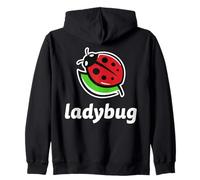 Mariquita Linda y adorable Naturaleza Amor Mariquitas Sudadera con Capucha