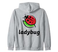 Mariquita Linda y adorable Naturaleza Amor Mariquitas Sudadera con Capucha