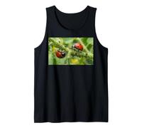 Mariquita Pulgón Insecto Beneficioso Jardín Permacultura Camiseta sin Mangas
