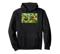 Mariquita Pulgón Insecto Beneficioso Jardín Permacultura Sudadera con Capucha