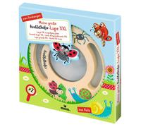 Mariquitas XXL Exterior Kinder-Lupe de Madera Para Colgar, Lupa