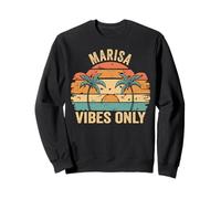 MARISA Vibes Only Cute Retro Girls MARISA Name Sudadera