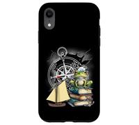 Maritim Niños Niño Niña Niño Rana Bote Brújula Viaje Carcasa para iPhone XR