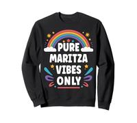 MARITZA Vibes Only Cute Retro Girls MARITZA Name Sudadera