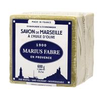 Marius Fabre 'Le Lavoir': 2 x 600 g verdadero jabón de Marsella, 72 % aceite de oliva (Dados de jabón)