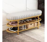 MARIYCH - Banco de almacenamiento de piel sintética, banco de zapatos de entrada y otomana para dormitorio y sala de estar, elegante asiento de extremo de cama con almacenamiento, perfecto para la