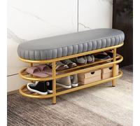 MARIYCH Banco de Zapatos de Entrada, Banco de Extremo de Cama con Almacenamiento, Banco tapizado de Piel sintética, Banco otomano para Dormitorio, Extremo de Cama, Sala de Estar