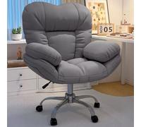 MARIYCH Cómoda Silla de Oficina, Silla ejecutiva de Respaldo Alto, Silla para Juegos de computadora de Altura Ajustable, Silla reclinable giratoria con reposabrazos Acolchados para Oficina en casa