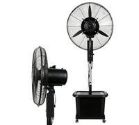 MARIYCH Industrial Ventilador Nebulizador de Pie de 42 L, ventilador nebulizador for suelo exterior con 3 velocidades, cabezal inclinable, for dormitorio, hogar, oficina, patio(Diameter 81cm)