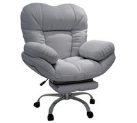 MARIYCH Silla de Oficina, Silla giratoria para Juegos, Silla de Escritorio reclinable tapizada, Silla ejecutiva ergonómica para computadora con reposapiés, Altura y Respaldo Ajustables
