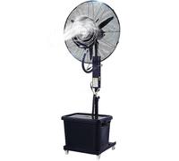 MARIYCH Ventilador Nebulizador Exterior, Ventilador Industrial para Patios, Altura Ajustable 3-en-1 de Pedestal para Camping/Jardín Trasero (28in)