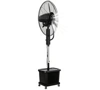 MARIYCH Ventilador Nebulizador for exteriores, ventiladores industriales de patio de 3 velocidades altura ajustable, oscilación de 90° for exteriores(Diameter 71cm)