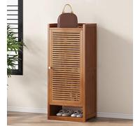 MARIYCH Zapatero de Madera Independiente, Organizador de Almacenamiento, Armario con Estante para Zapatos, Armario de Almacenamiento con Puerta con persianas, Muebles para Entrada y Pasillo.